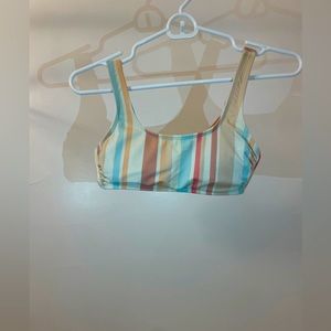 Striped bikini top size XS